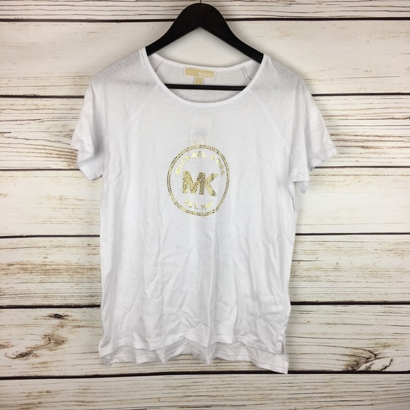 mk logo shirts womens
